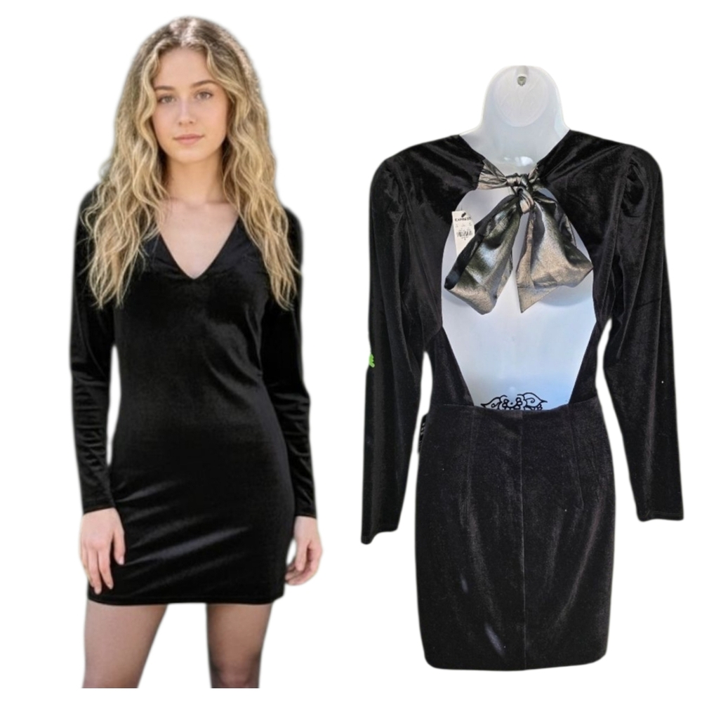 NWT Express Velvet Mini Dress-S